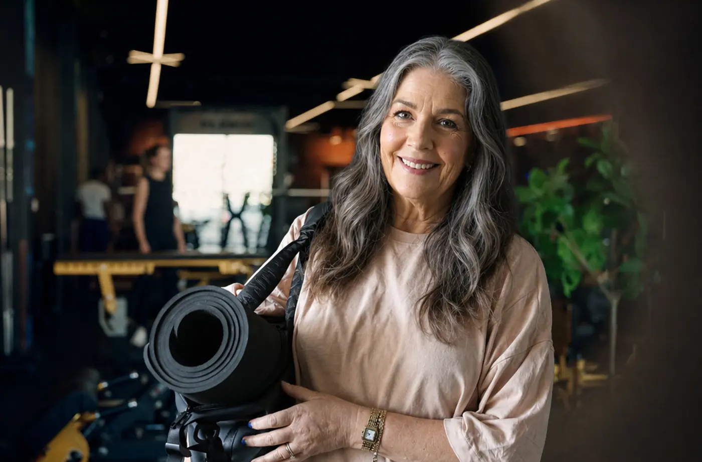 Grandfitness Seniorkvinna Webb